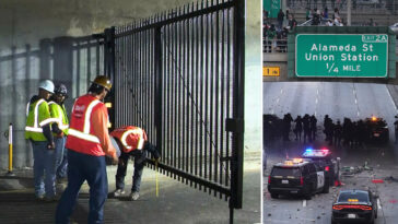 la-forced-to-block-freeway-on-ramps-with-gates-ahead-of-‘no-king’s’-protests