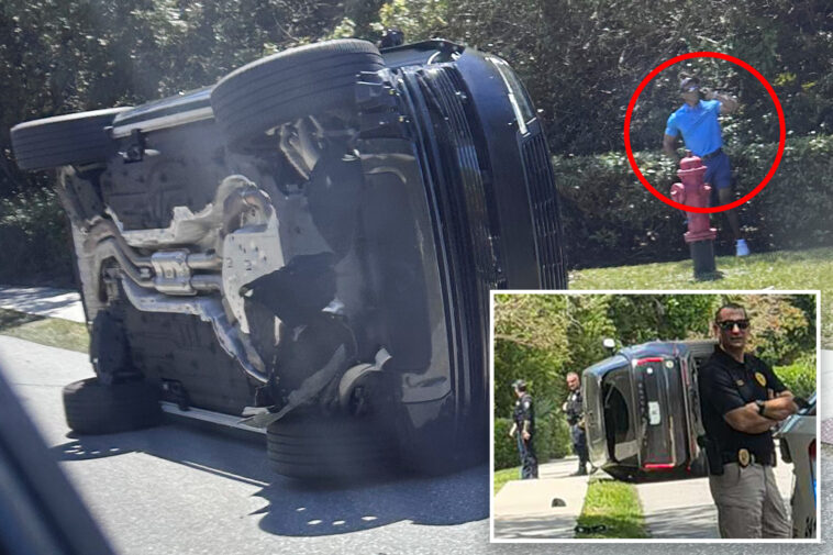 tiger-woods-arrested-and-charged-with-dui-following-florida-car-crash:-‘some-type-of-medication-or-drug’