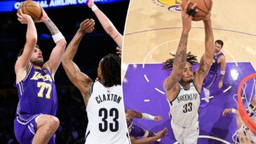 luka-doncic-overwhelms-nets-despite-picking-up-ban-triggering-16th-tech-as-lakers-roll