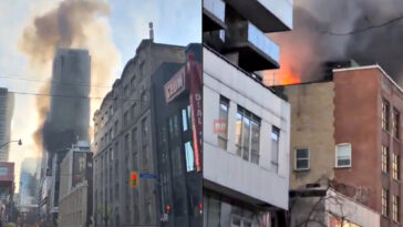 watch:-loud-explosions-rock-a-building-in-toronto,-causing-a-large-fire