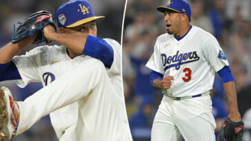 dodgers-surprise-edwin-diaz-with-live-trumpet-for-la-debut:-‘it-was-bumping-out-there’