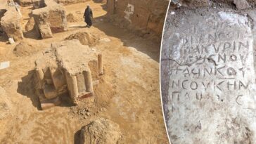 archaeologists-unearth-1,600-year-old-christian-monastic-site-with-paintings,-mysterious-inscription