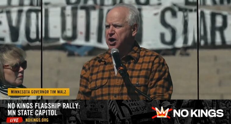 tim-walz-trashes-trump,-pledges-his-allegiance-to-somali-minnesotans-in-shocking-no-kings-speech-(video)