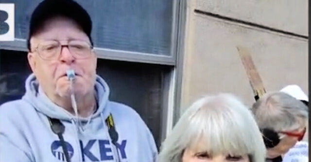 ‘i’ll-f***ing-kill-you’:-‘no-kings’-protesters-push,-threaten-breitbart-reporter