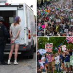 ‘no-kings’-protests-turn-violent-in-portland,-la-and-dallas-—-as-rally-near-mar-a-lago-takes-bizarre-turn