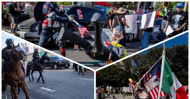 los-angeles-‘no-kings’-demonstrators-turn-violent,-assault-federal-building-following-rally