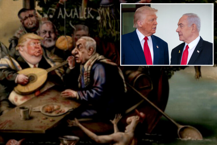 politico-yanks-controversial-cartoon-of-blood-covered-trump-and-netanyahu