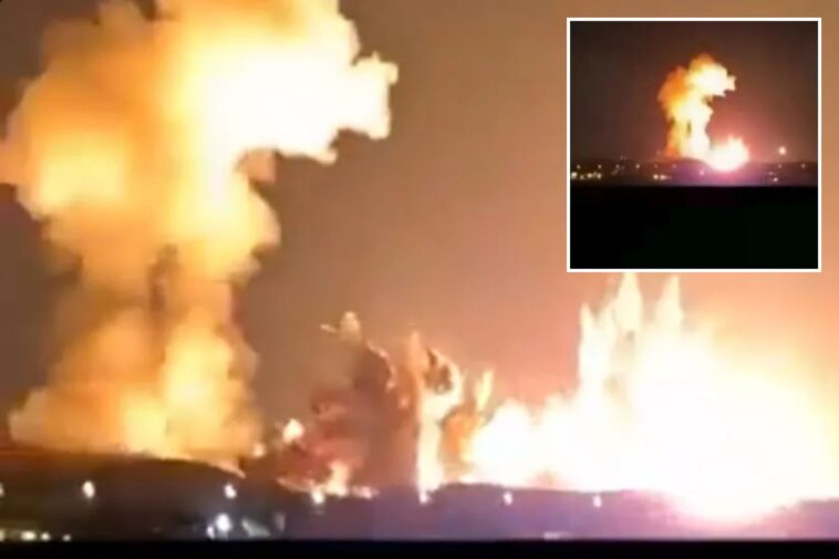 trump-posts-clip-of-massive-blast-after-2,000-lb-bunker-buster-bombs-rip-through-an-iranian-ammunition-depot