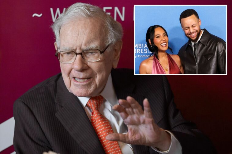 warren-buffett,-nba-star-stephen-curry-team-up-on-charity-lunch