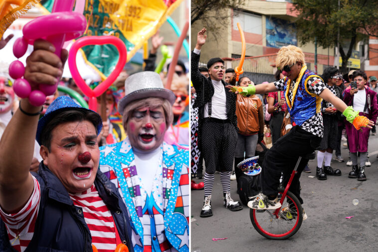 bolivia’s-clown-union-protests-government-decree-that-threatens-their-livelihood