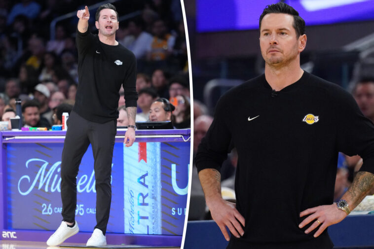 lakers-head-coach-jj.-redick-laces-up-custom-made-nike-sneakers-for-autism-acceptance-month