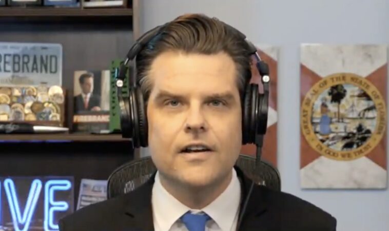 former-congressman-matt-gaetz-claims-us.-has-a-top-secret-‘alien-hybrid-breeding-program’-(video)