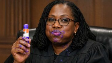 in-compelling-argument-for-birthright-citizenship,-justice-jackson-eats-entire-stick-of-glue