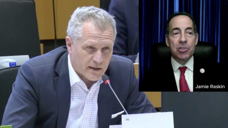 mp-slams-raskin-in-the-eu:-‘jim-jordan-should-be-speaking-here-instead-of-you’