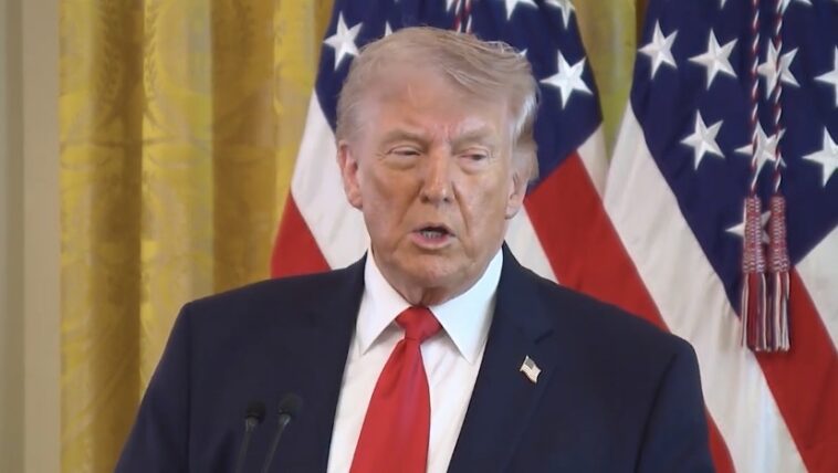 watch:-trump-shreds-nato-amid-reports-he’s-considering-leaving-–-slams-french-president-macron,-“whose-wife-treats-him-extremely-badly”