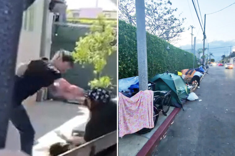 mass-brawl-breaks-out-at-venice-beach-homeless-camp-where-karen-bass-boasted-about-cleanup
