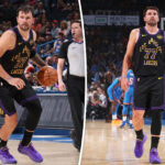 luka-doncic-leaves-lakers-thunder-with-left-hamstring-injury