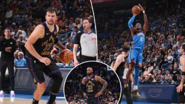 lakers-blown-out-by-thunder-with-uncertainty-around-luka-doncic’s-status