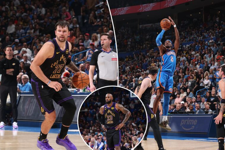 lakers-blown-out-by-thunder-with-uncertainty-around-luka-doncic’s-status