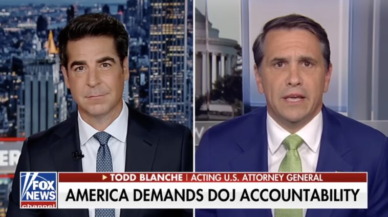 acting-ag-todd-blanche-breaks-silence-after-bondi-ouster-—-slams-“fake-narratives,”-vows-doj-reckoning-on-lawfare,-fraud,-and-foreign-influence