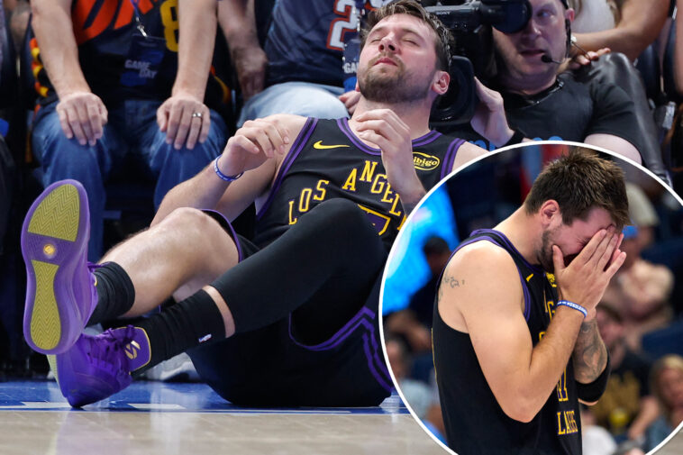 lakers-star-luka-doncic-out-for-rest-of-regular-season-with-grade-2-hamstring-injury