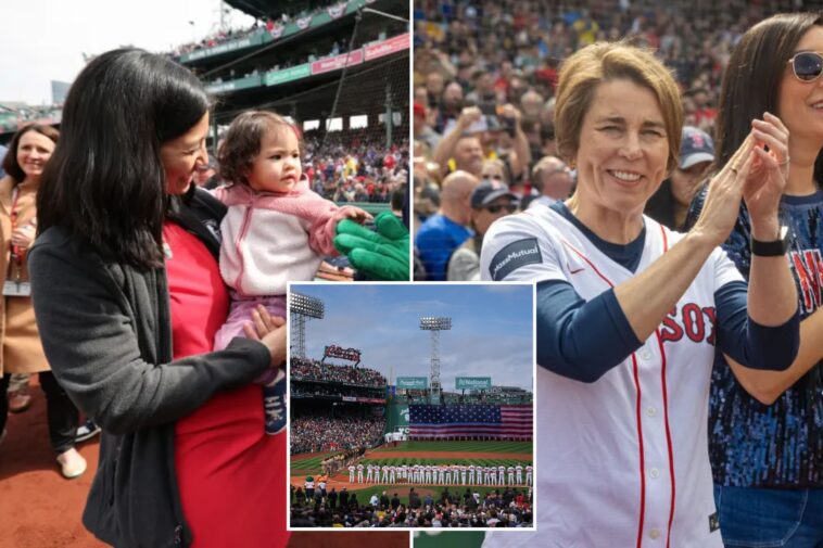 democrat-gov.-maura-healey,-boston-mayor-michelle-wu-booed-at-red-sox-home-opener