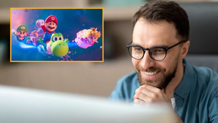 man-getting-really-excited-about-mario-movie-after-seeing-critics-hated-it
