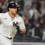 yankees’-giancarlo-stanton-steals-first-base-since-2020-in-team’s-win-over-marlins