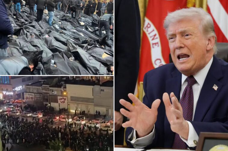 us-tried-to-funnel-weapons-to-iranian-protesters,-trump-reveals-—-and-says-regime-killed-45,000-of-its-own-citizens