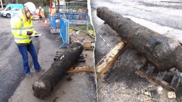 construction-crew-unearths-surprising-300-year-old-cannon-while-digging-in-historic-city