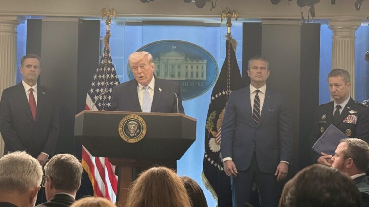 watch-live:-president-trump-holds-press-conference-following-rescue-of-american-pilot-in-iran-–-1-pm-et