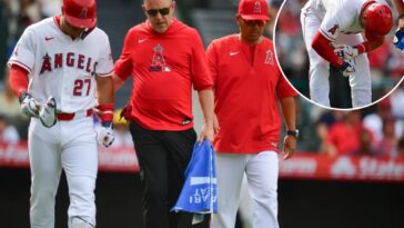 mike-trout-snaps-at-mariners-after-hit-by-pitch-forces-him-out-of-game