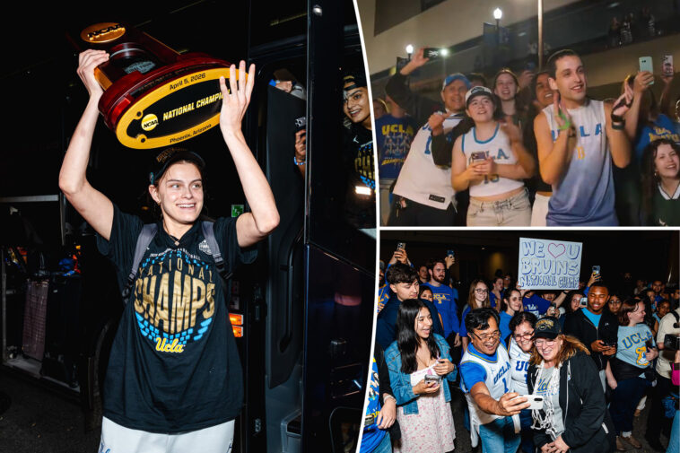 ucla-women’s-basketball-team-gets-hero’s-welcome-in-return-to-campus-after-national-championship