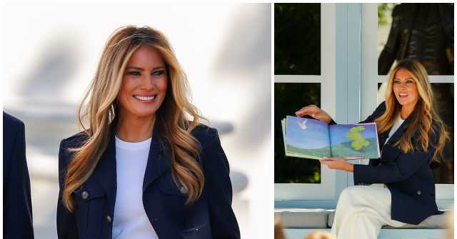 fashion-notes:-melania-trump-hosts-annual-easter-egg-roll-in-nautical-ralph-lauren