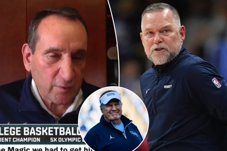 mike-krzyzewski-uses-bill-belichick-dig-to-throw-cold-water-on-unc’s-mike-malone-hire