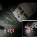 coast-guard-helicopter-rescues-4-from-broken-down-yacht-caught-in-12-foot-waves-off-long-island:-heart-stopping-video