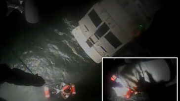 coast-guard-helicopter-rescues-4-from-broken-down-yacht-caught-in-12-foot-waves-off-long-island:-heart-stopping-video