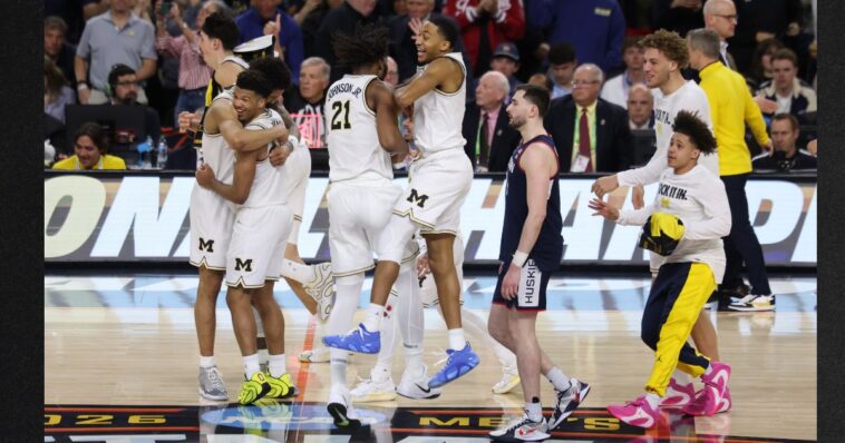 uconn-players-wait-to-shake-hands-with-michigan-after-title-loss-in-classy-final-march-madness-moment