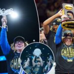the-champs-are-here!-ucla-women’s-basketball-team-honored-at-lakers-thunder-game