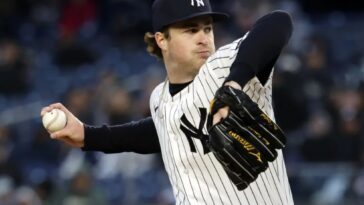 yankees’-cam-schlittler-gives-up-first-runs-of-season-in-five-inning-outing