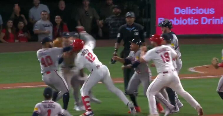 watch:-benches-clear-as-angels-hitter-jorge-soler-charges-mound-and-brawls-with-braves-pitcher-reynaldo-lopez-during-anaheim-game