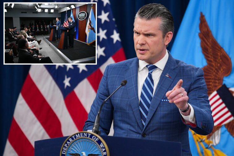 pete-hegseth-scolds-reporter-who-interrupted-him-at-pentagon-press-briefing-on-iran-cease-fire:-‘why-are-you-so-rude?’