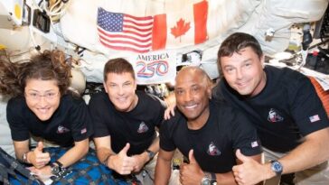 artemis-ii-crew-completes-first-‘ship-to-ship’-call-from-moon-to-international-space-station