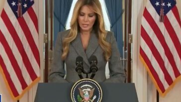 breaking:-first-lady-melania-trump-delivers-stunning-surprise-statement-on-jeffrey-epstein-smears-(video)