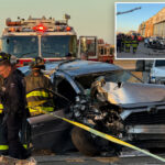 driver-in-training-crashes-into-nyc-warehouse-building,-killing-elderly-relative-in-nightmare-scene:-cops,-sources