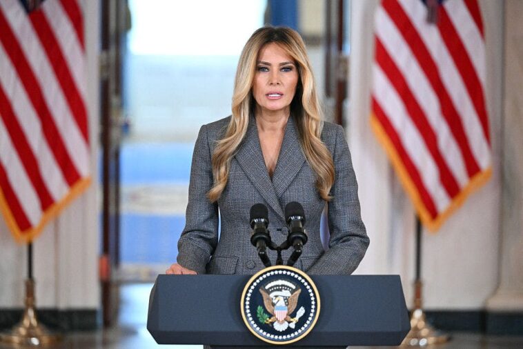 ‘the-lies…need-to-end-today’:-melania-trump-stuns-with-appearance-to-deny-jeffrey-epstein-claims