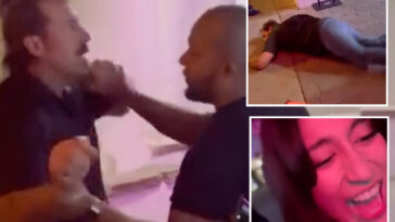 bouncer-knocks-drunk-man-out-cold-when-he-can-barely-stand-in-palm-springs