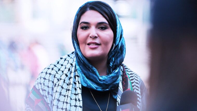 pro-palestinian-activist-refuses-to-condemn-political-violence-after-threat-against-her-is-foiled