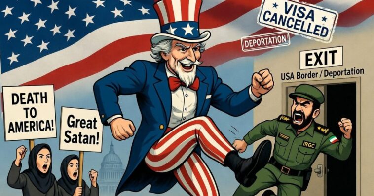 irgc-family-members-chanting-“death-to-america,”-outraged-over-visa-cancellation