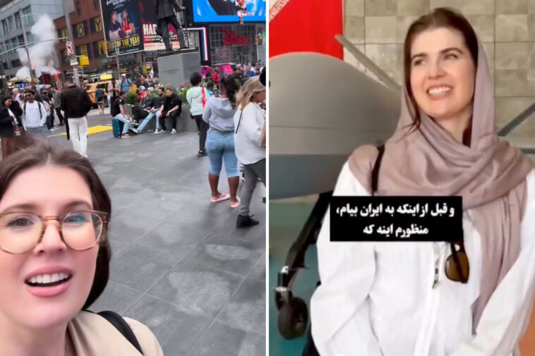 vile-nyc-nurse-who-went-on-demented-antisemitic-tirade-in-times-square-traveled-to-iran-on-propaganda-trip